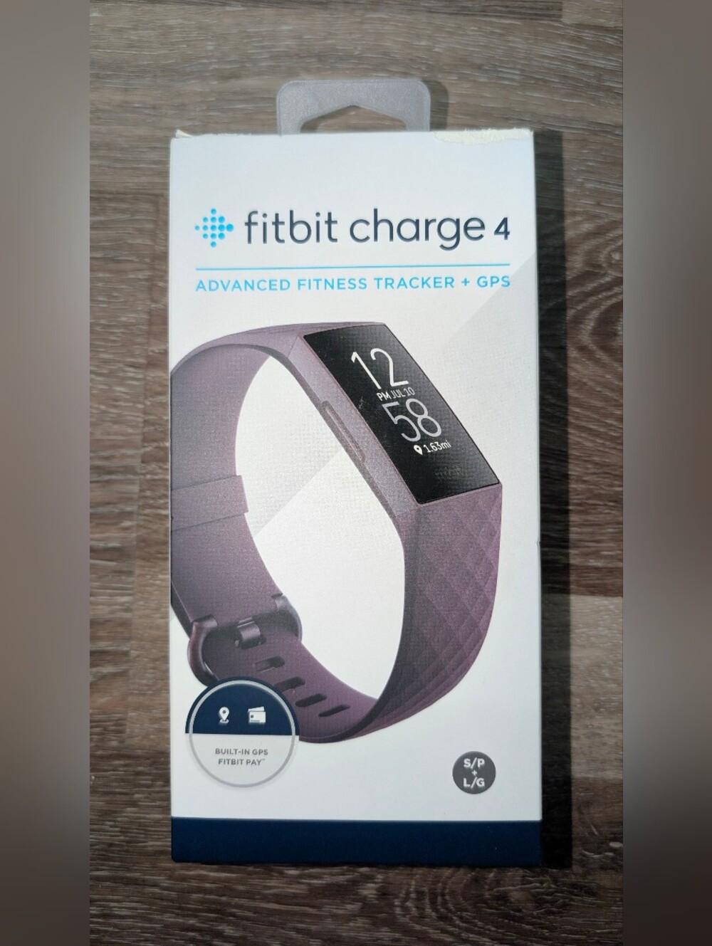 NIB Fitbit Charge 4 Advanced Fitness Tracker GPS - Rosewood - Brand New Sealed